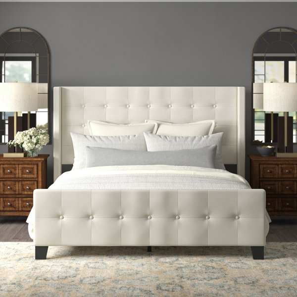 Greyleigh™ Clermont King Tufted Upholstered Standard Bed & Reviews